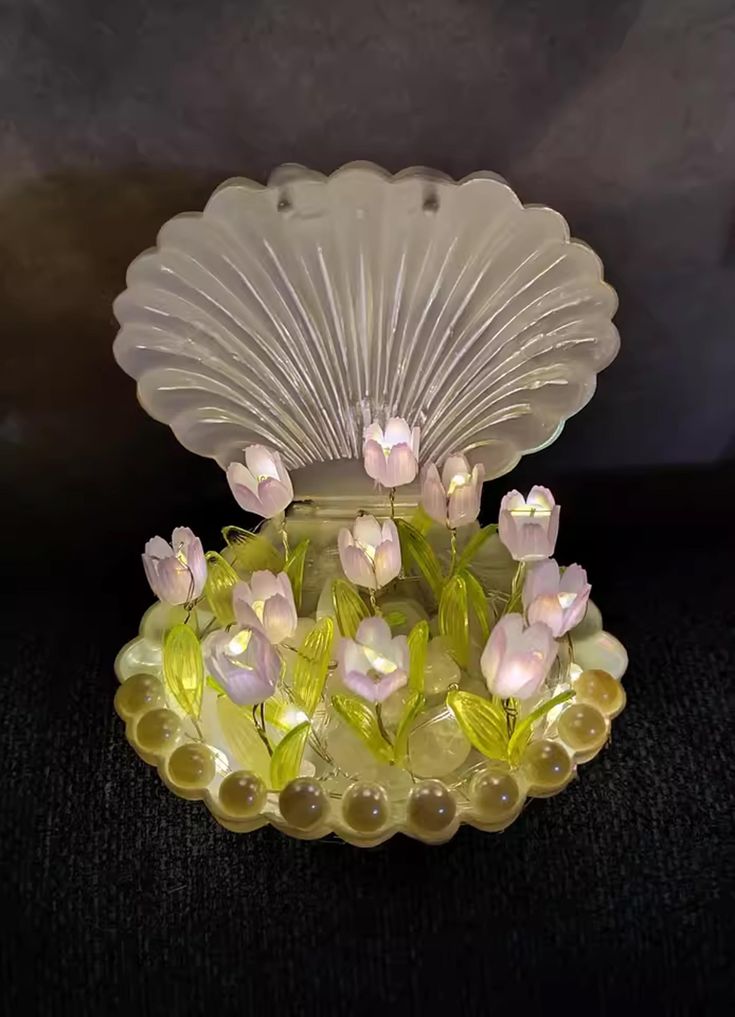 Shell Tulip Lamp