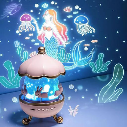 Bunny's Carousel Night Light Projector✨