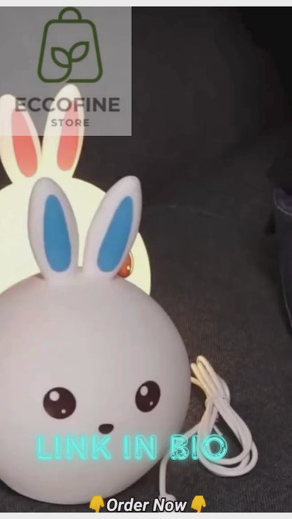 SILICONE RABBIT NIGHT LAMP